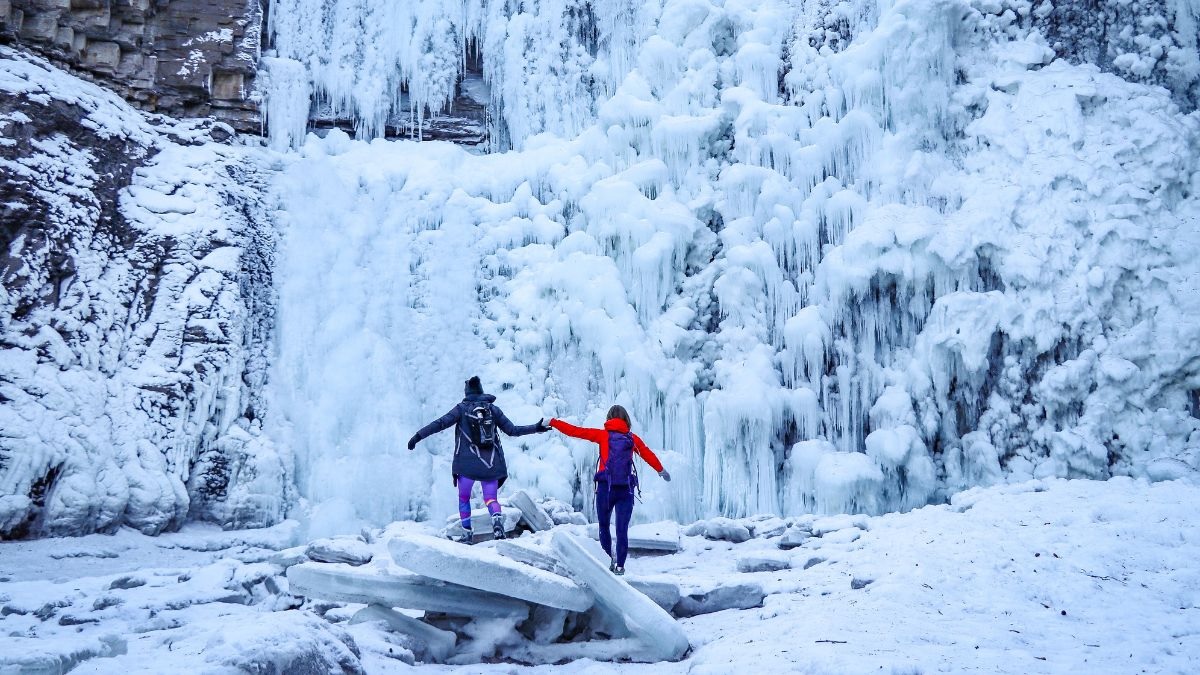 Frozen Waterfalls and Lakes