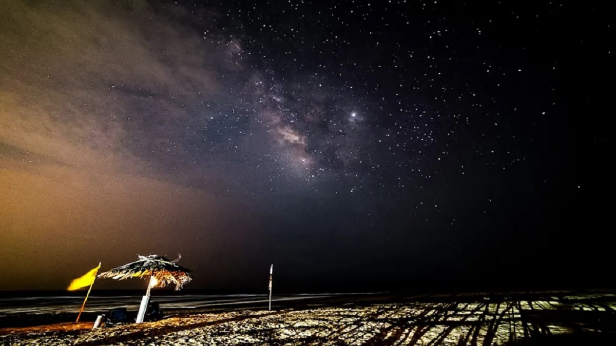 Experience Stargazing on a Deserted Beach