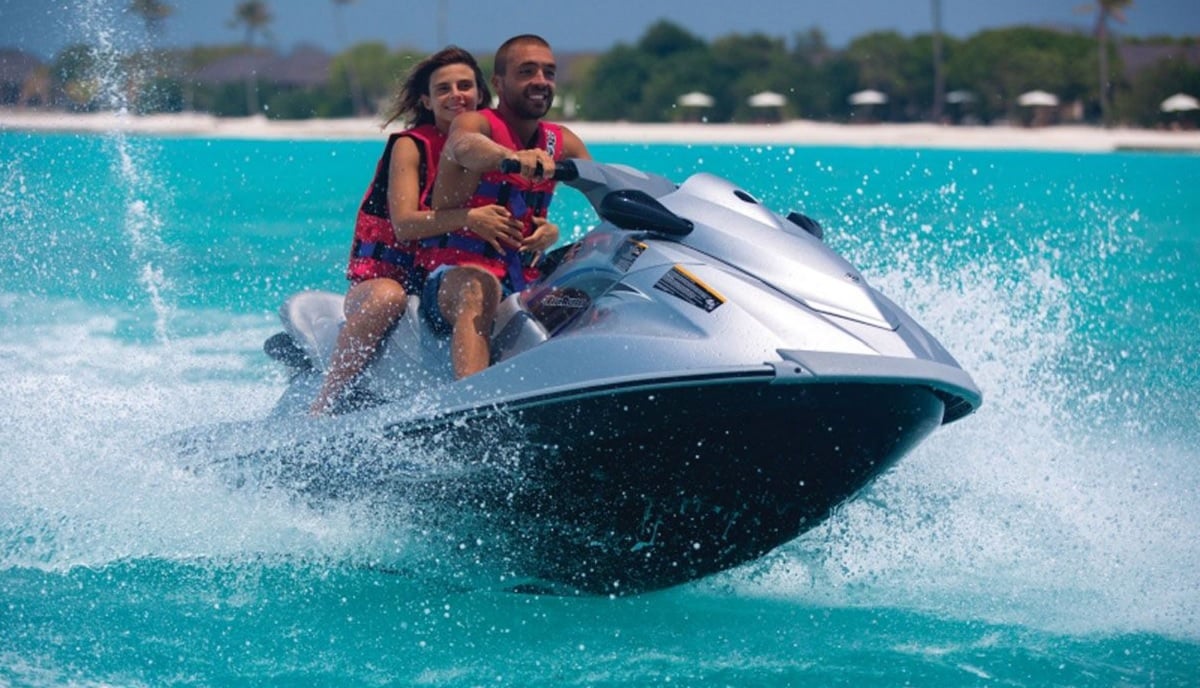 Jet Skiing at Corbyn’s Cove Beach