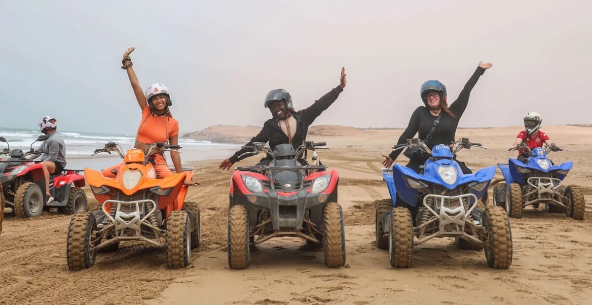 Quad Biking Along the Shore in Mandwa