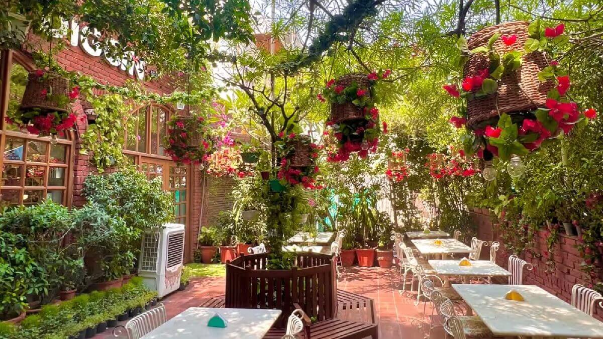 Diggin Café, Anand Lok- rooftop cafes in Delhi