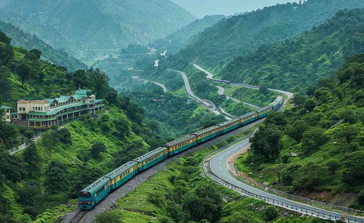 Reaching Lansdowne by Train