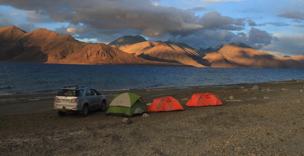 Where to Stay at Sample 2-Day Itinerary for Pangong Lake CampingLake