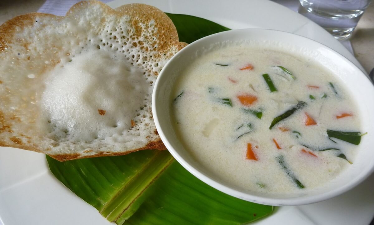Appam with Stew – Kerala