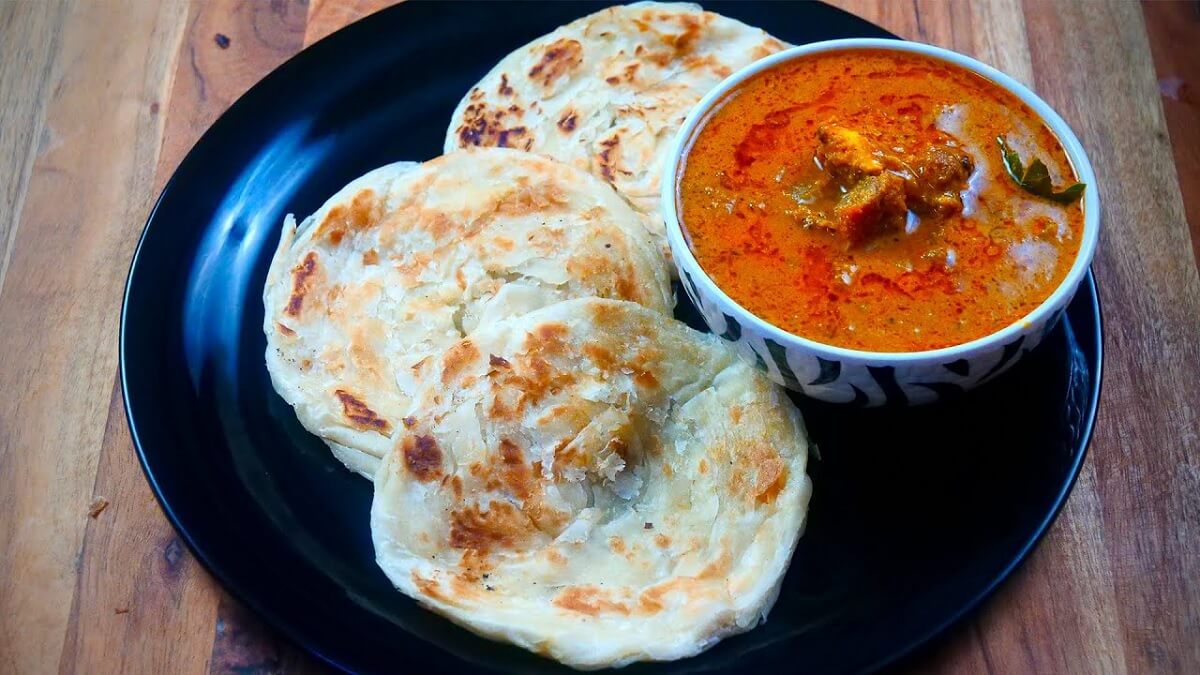 Parotta with Salna – Tamil Nadu
