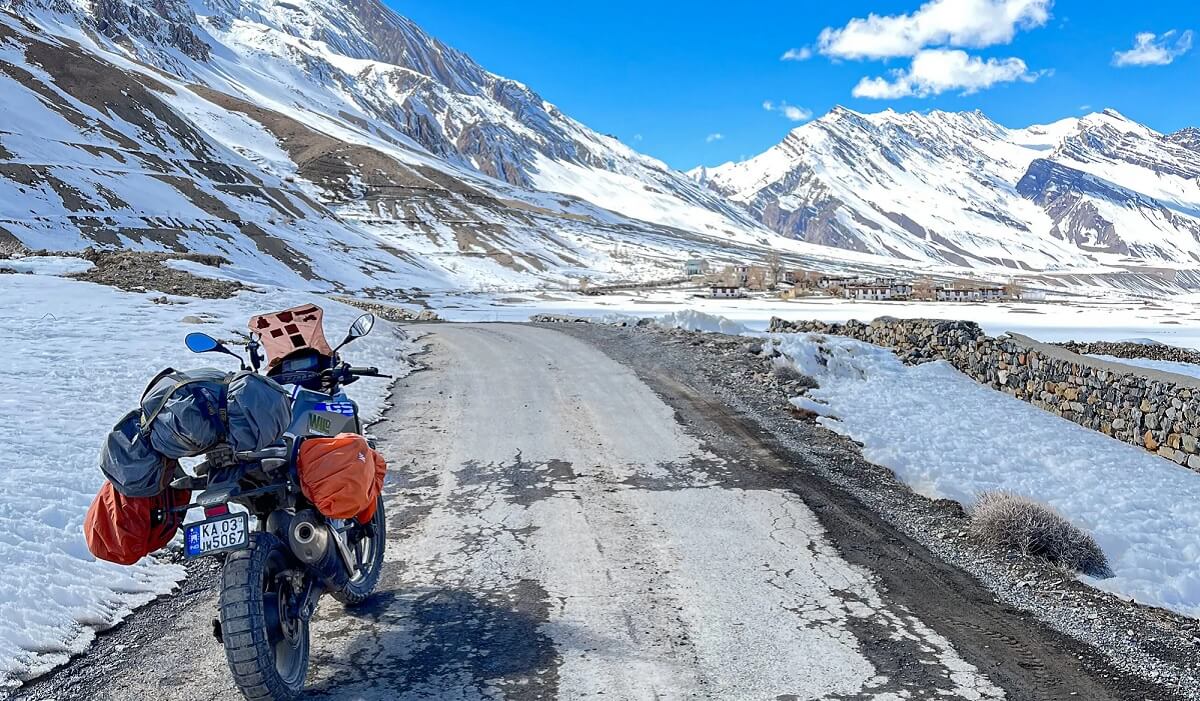 Kunzum Pass to Kaza by Bike