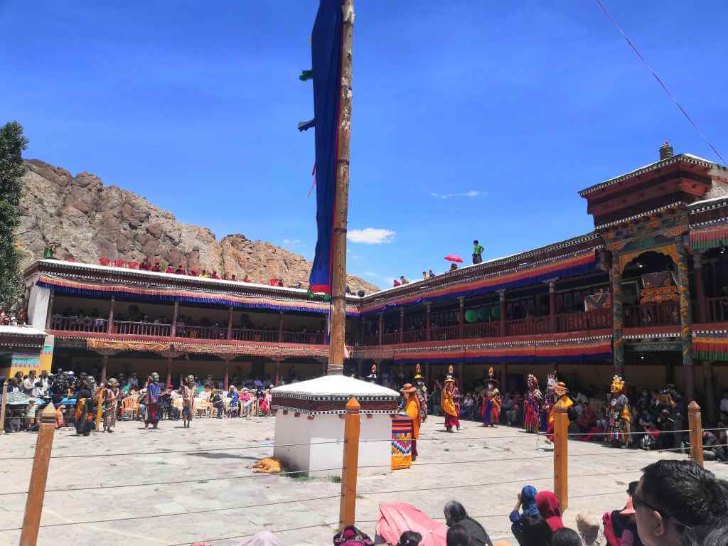 Central Courtyard Hemis Monastery Ladakh