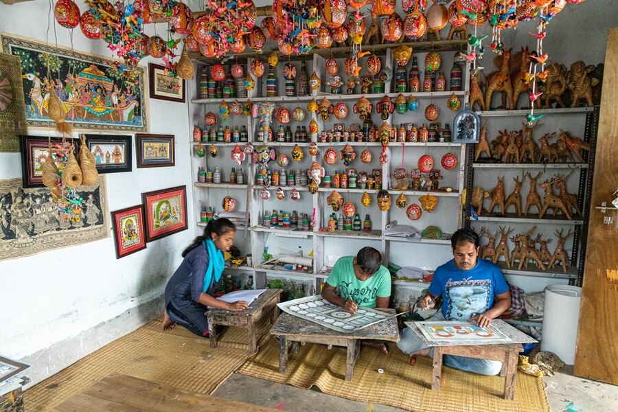 Artists of Raghurajpur Heritage Village Odisha