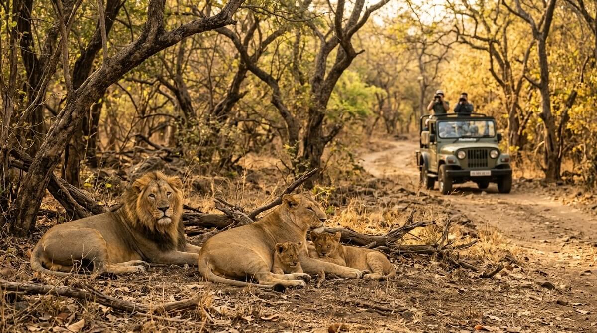 Sasan Gir Lion Safaris