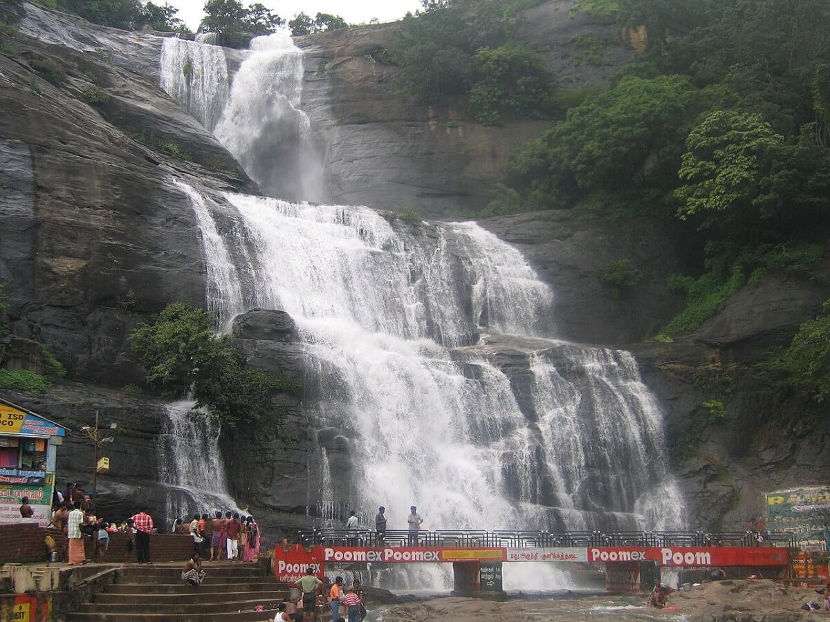 Waterfalls in Courtallam